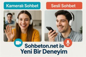 sesli sohbet kameralı sohbet